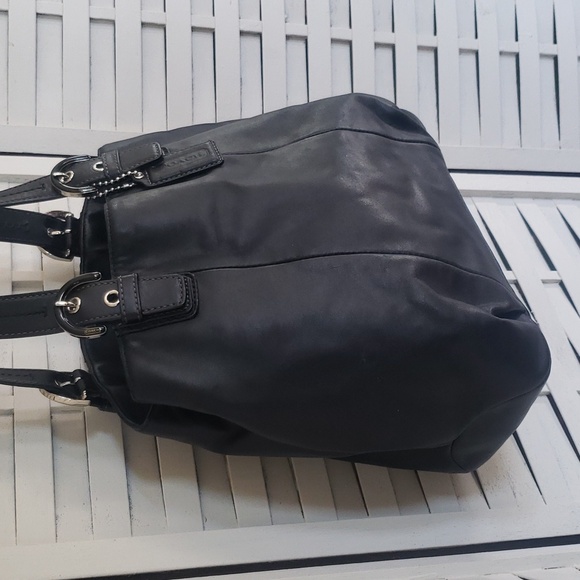 Coach blavk leather Soho shoulder tote bag - Picture 3 of 9